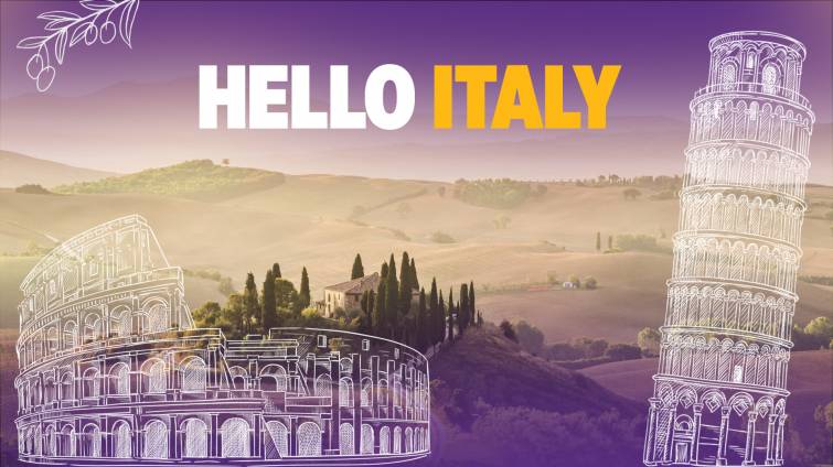 WELCOME ITALY!