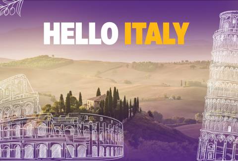 WELCOME ITALY!